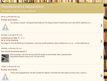 Tablet Screenshot of pensamientos-imputables.blogspot.com