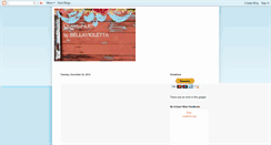 Desktop Screenshot of bellavioletta.blogspot.com