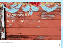 Tablet Screenshot of bellavioletta.blogspot.com