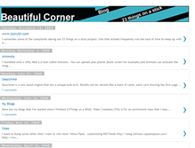Tablet Screenshot of beautifulcorner.blogspot.com