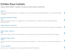 Tablet Screenshot of ejvideoplace-catholic.blogspot.com