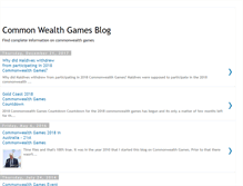 Tablet Screenshot of commonwealth-games-blog.blogspot.com