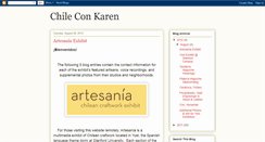 Desktop Screenshot of chileconkaren.blogspot.com