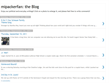 Tablet Screenshot of mipackerfan.blogspot.com