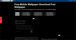 Desktop Screenshot of freemobilewallpaperdownload.blogspot.com