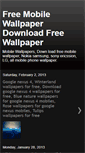 Mobile Screenshot of freemobilewallpaperdownload.blogspot.com