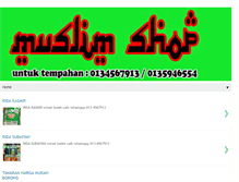 Tablet Screenshot of muslimshop2u.blogspot.com