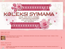 Tablet Screenshot of koleksisyimama.blogspot.com