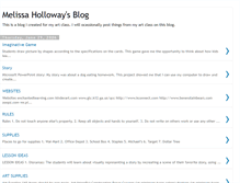 Tablet Screenshot of melissahollowaysblog.blogspot.com