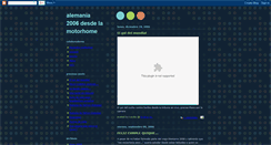 Desktop Screenshot of desdelamotorhome.blogspot.com