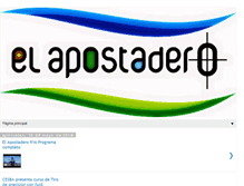 Tablet Screenshot of elapostadero.blogspot.com