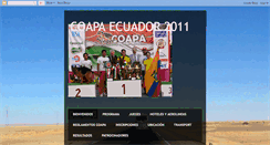 Desktop Screenshot of coapaecuador.blogspot.com