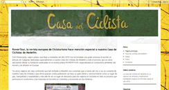 Desktop Screenshot of casadeciclistasdemedellin.blogspot.com