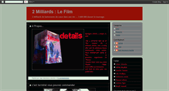 Desktop Screenshot of deuxmilliards.blogspot.com