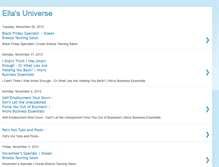 Tablet Screenshot of ellasuniverse99.blogspot.com