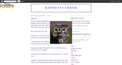 Desktop Screenshot of harmless-error.blogspot.com