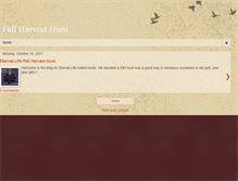 Tablet Screenshot of fallharvesthunt.blogspot.com