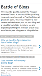 Mobile Screenshot of battleofblogs.blogspot.com