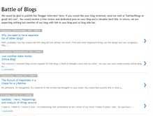 Tablet Screenshot of battleofblogs.blogspot.com