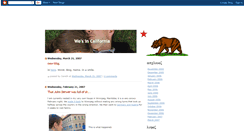 Desktop Screenshot of californiacanadians.blogspot.com