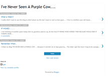 Tablet Screenshot of iveneverseenapurplecow.blogspot.com