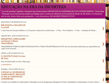 Tablet Screenshot of educacaonaeradaincerteza.blogspot.com