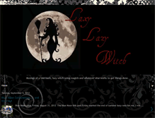 Tablet Screenshot of laxylazywitch.blogspot.com