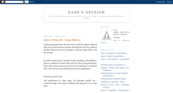 Desktop Screenshot of danesopinion.blogspot.com