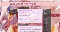 Desktop Screenshot of iamluxe.blogspot.com