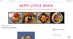 Desktop Screenshot of happylittlebento.blogspot.com