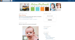 Desktop Screenshot of melissamacdonaldphotography.blogspot.com