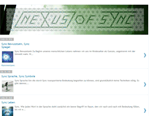 Tablet Screenshot of nexusofsync-de.blogspot.com