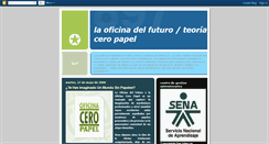 Desktop Screenshot of oficinadelfuturo-teoriaceropapel.blogspot.com