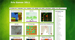 Desktop Screenshot of frivgames2011.blogspot.com