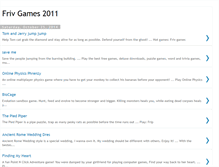Tablet Screenshot of frivgames2011.blogspot.com