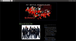 Desktop Screenshot of nu-metal-downloads.blogspot.com
