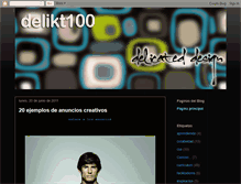 Tablet Screenshot of delikt100.blogspot.com