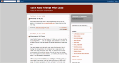 Desktop Screenshot of dontmakefriendswithsalad.blogspot.com