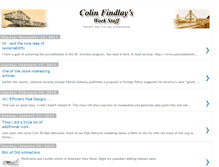 Tablet Screenshot of colinfindlaysworkstuff.blogspot.com