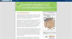 Desktop Screenshot of building-plans-for-storage-sheds.blogspot.com