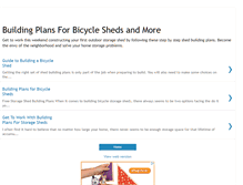Tablet Screenshot of building-plans-for-storage-sheds.blogspot.com