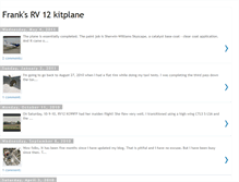 Tablet Screenshot of franks-rv12-construction.blogspot.com