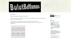 Desktop Screenshot of bulutbeyunus.blogspot.com