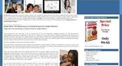 Desktop Screenshot of grantsforsinglemoms.blogspot.com