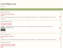 Tablet Screenshot of moorelightblog.blogspot.com