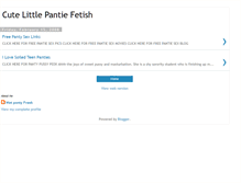 Tablet Screenshot of cutelittlepantyfetish.blogspot.com