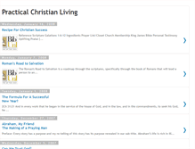 Tablet Screenshot of practicalchristianliving.blogspot.com