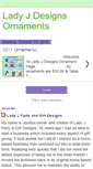 Mobile Screenshot of ladyjdesignsornaments.blogspot.com