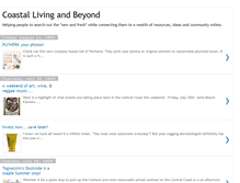 Tablet Screenshot of coastallivingandbeyond.blogspot.com