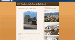 Desktop Screenshot of apartamentocolinasdebellomonte.blogspot.com